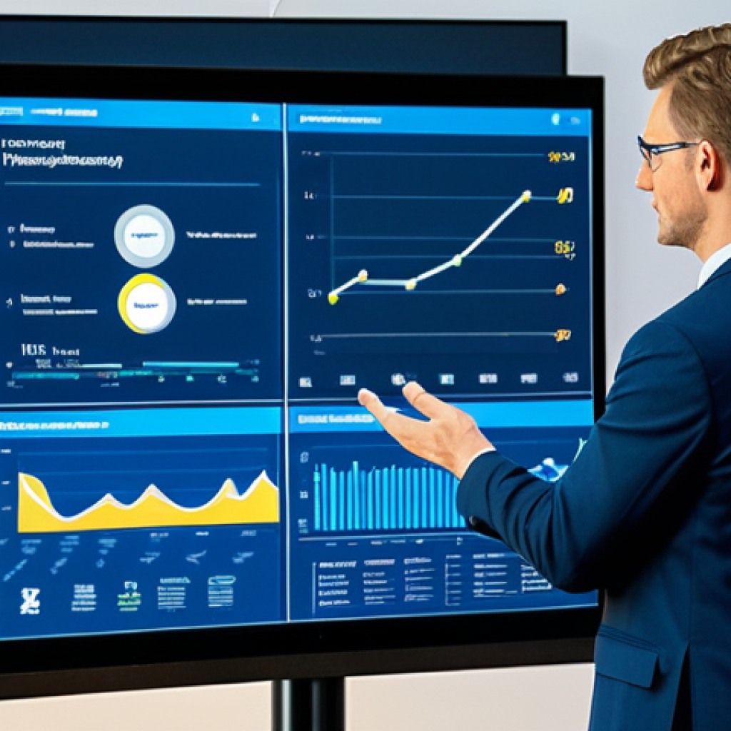 **

A data visualization expert presenting findings at a tech conference, wearing a professional business suit, fully clothed, appropriate attire, demonstrating interactive data dashboards on a large screen, modern conference hall setting, safe for work, perfect anatomy, correct proportions, natural pose, professional lighting, high quality.

**