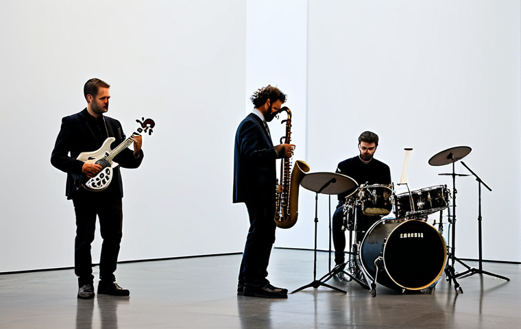 사운드 아트에서의 창의적 문제 해결 방안 - Found Sound Orchestra**

"A diverse group of musicians playing instruments crafted from recycled met...